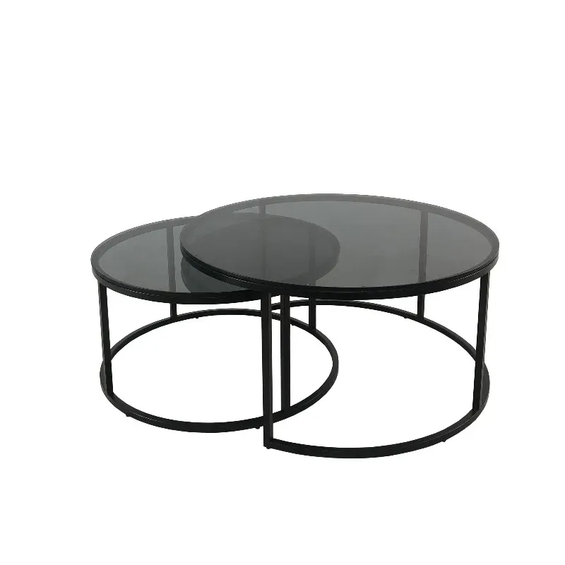 Oceanside grått glass sofabord | Home Factory