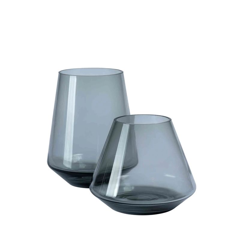 Luxor Grå Lysglass - Home Factory
