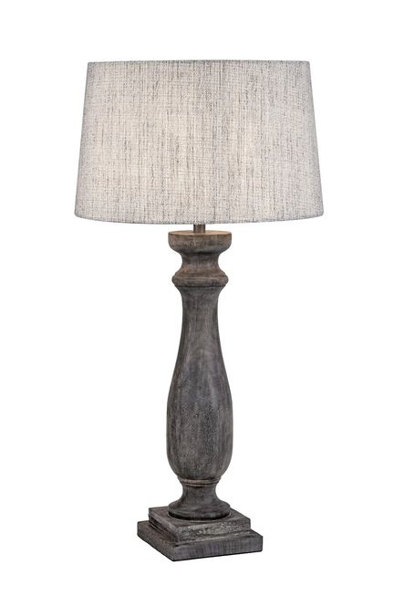 Hovedbilde Langwood antiq grey bordlampe ...