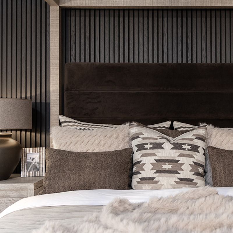 Lisbon sengegavl i tekstil | Artwood