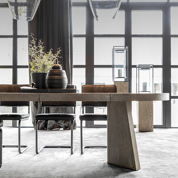 Trent Antikkgrå M/Uttrekk Spisebord - Artwood