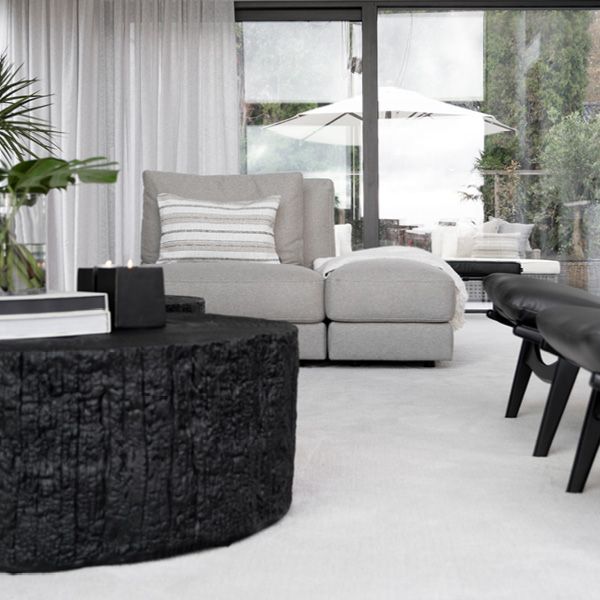 Timber Ø:90cm Svart Sofabord - Artwood 