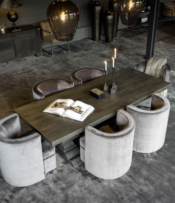 Paris Eik US Brown (med ilegg) Spisebord -  Artwood