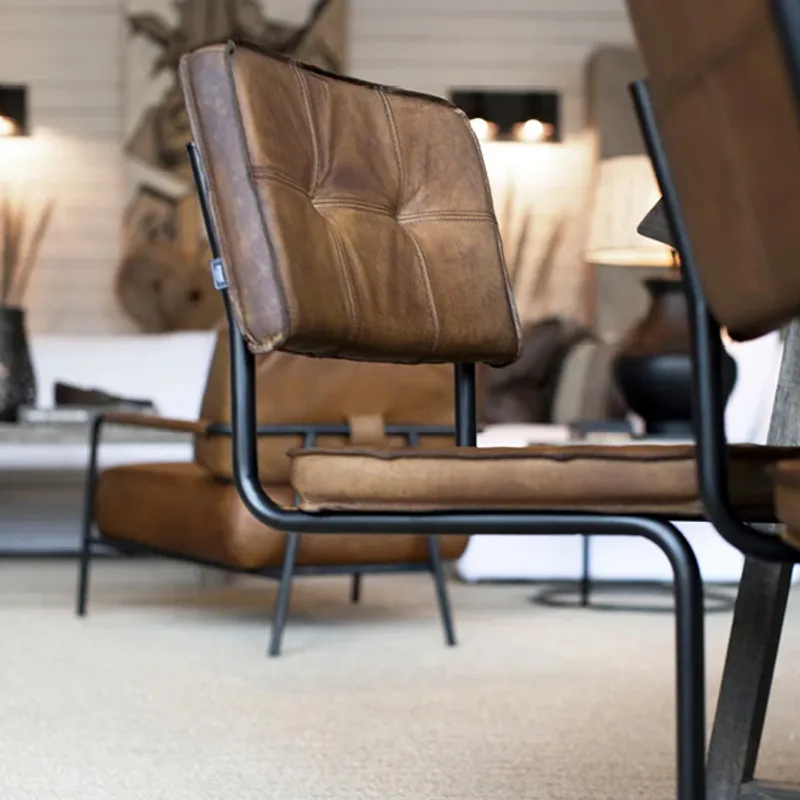 Carlos spisestol i skinn | Artwood