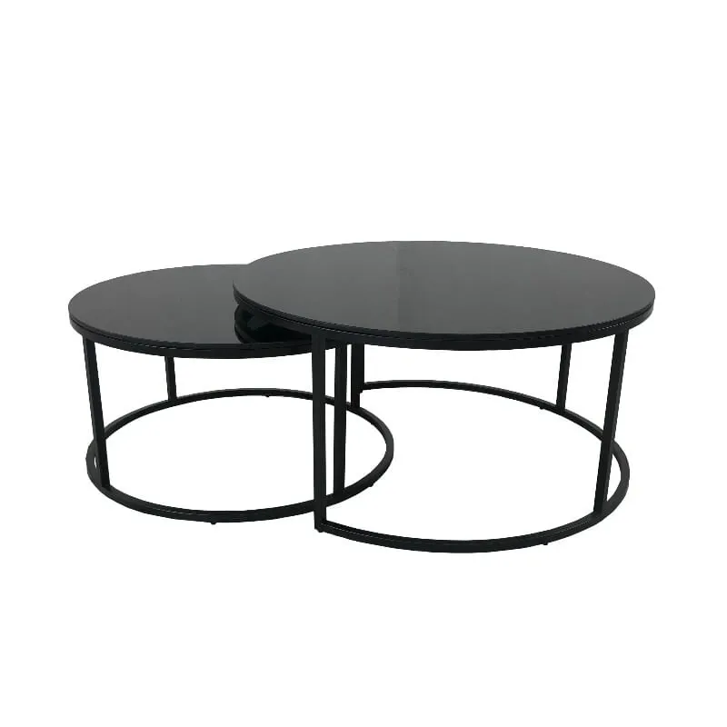 Oceanside runde sofabord i glass | Home Factory