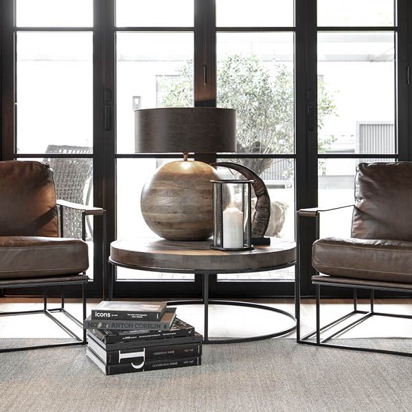 Carlisle Silver Back Sofabord - Artwood   