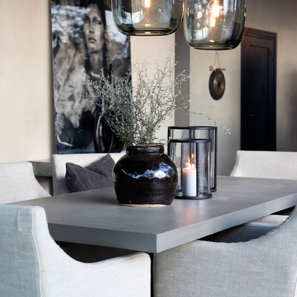 Mendoza Svart Lyslykt - Artwood