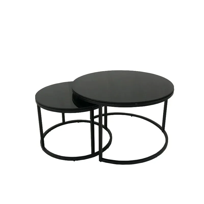 Oceanside runde sofabord i glass | Home Factory