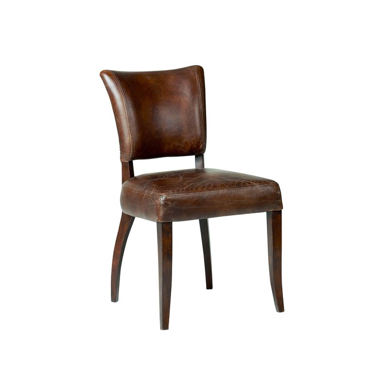 Mimi Leather Vintage Cigar spisestol | Artwood