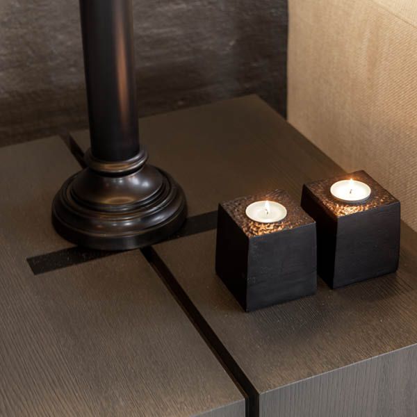 Telysholder Antikk Bronse -  Artwood