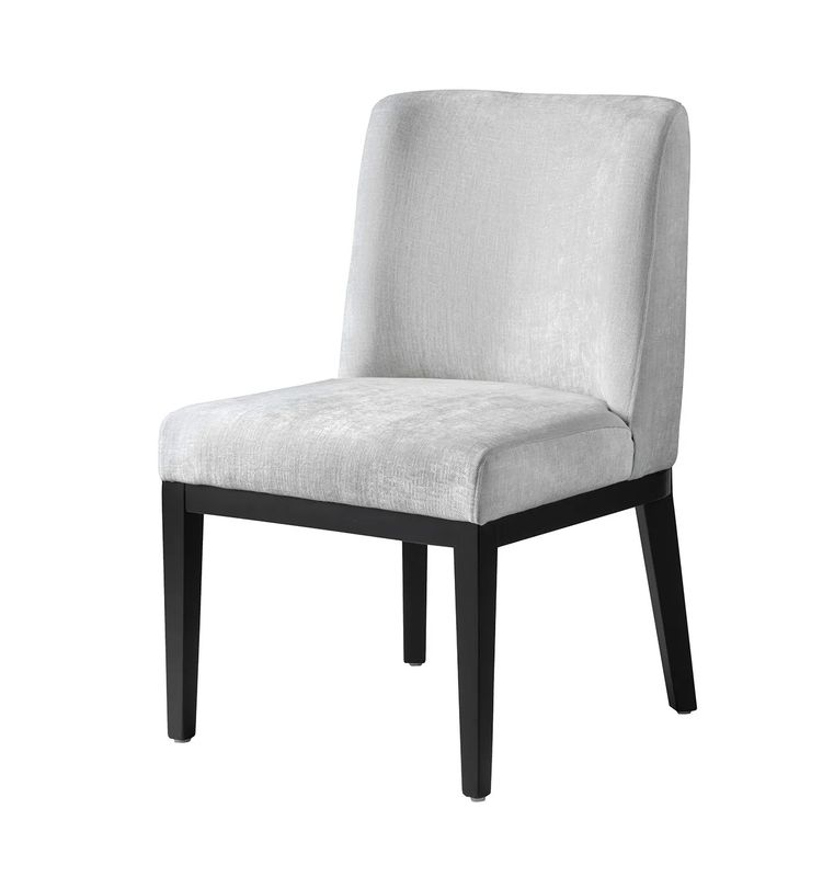 York Chenille Ivory Stol - Home Factory