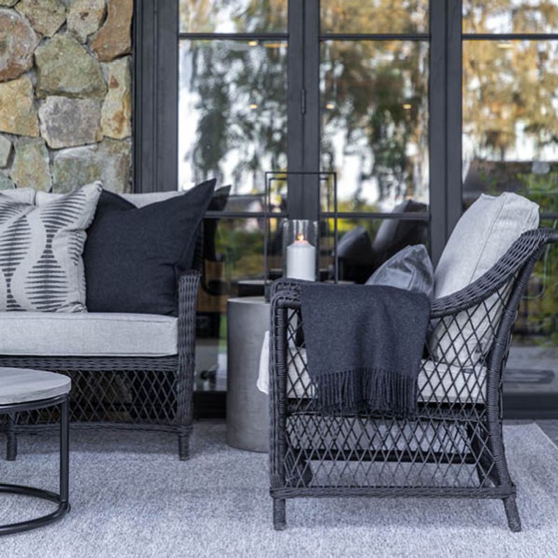 Marbella Svart Sofa - Artwood