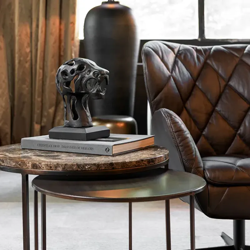 Cedes rundt marmorbord | Artwood