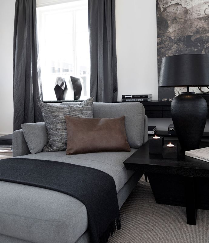 Andorra Fares Grey Sjeselong Høyre - Artwood