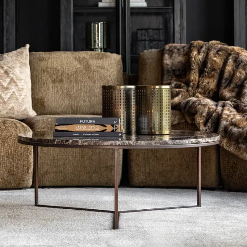 Cedes rundt marmorbord | Artwood