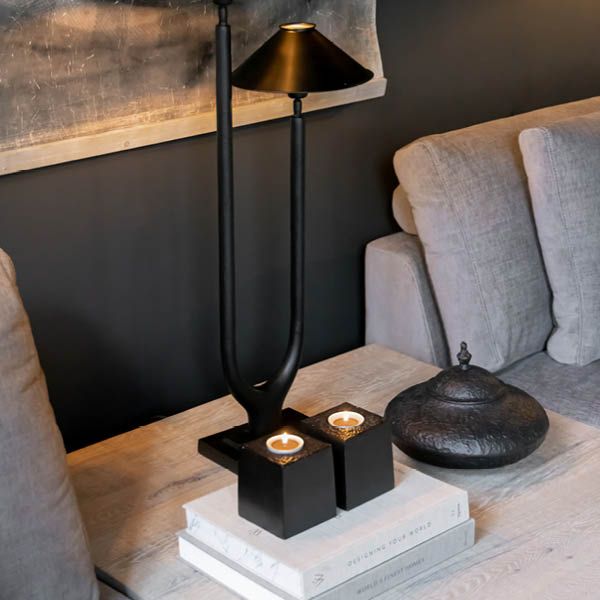 Telysholder Antikk Bronse -  Artwood