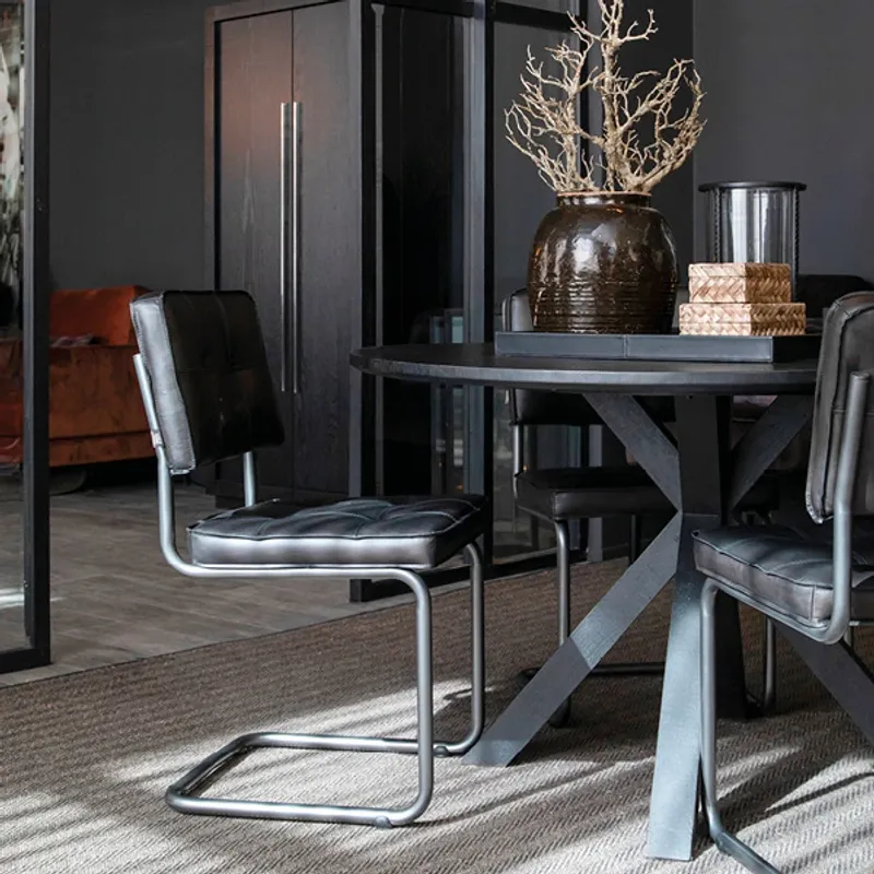 Tree rundt spisebord Ø130 svart | Artwood