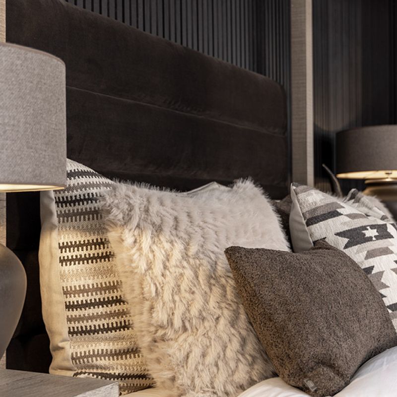 Lisbon sengegavl i tekstil | Artwood