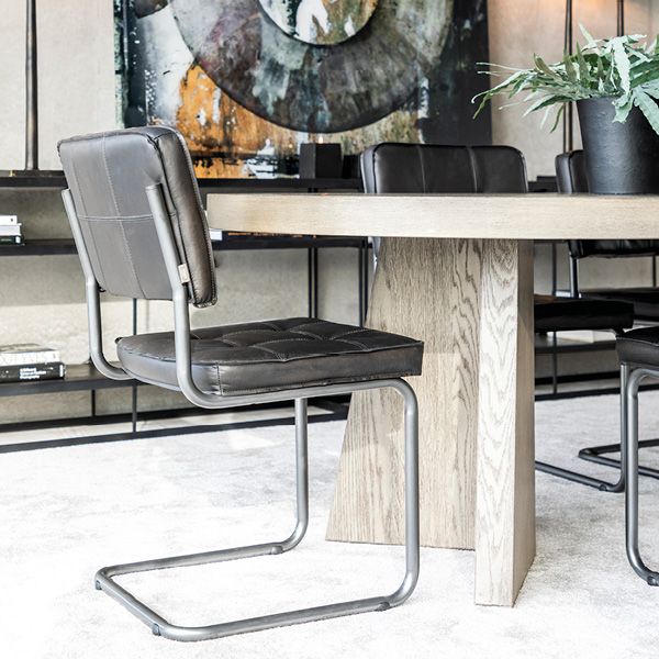 Trent Antikkgrå M/Uttrekk Spisebord - Artwood