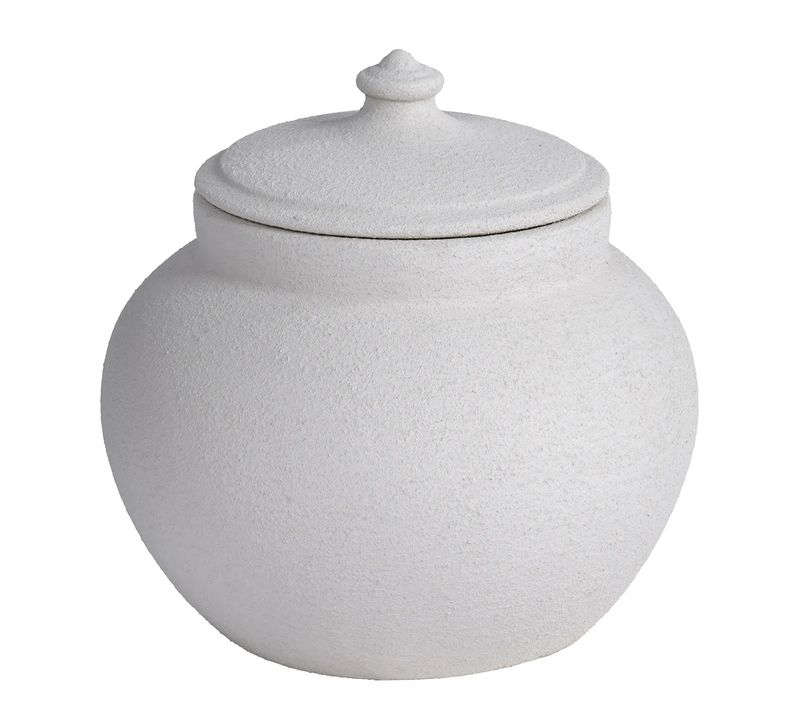 Dekorativ Beige Krukke - Home Factory