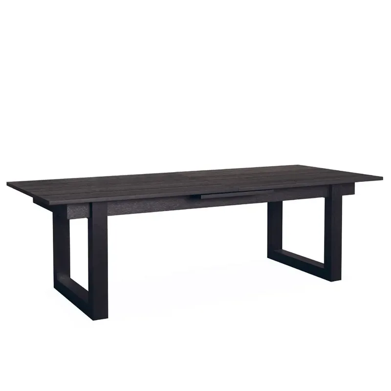Michigan svart spisebord med ilegg | Home Factory