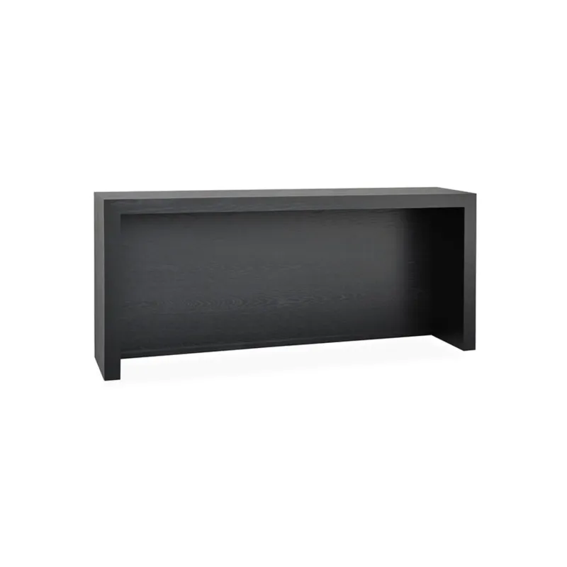 London svart konsollbord m/rygg | Home Factory