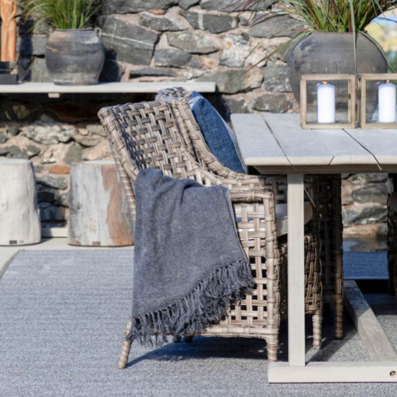 Palermo Charcoal Spisebord Ute - Artwood